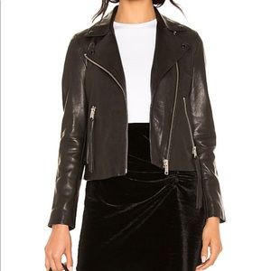 All saints leather jacket